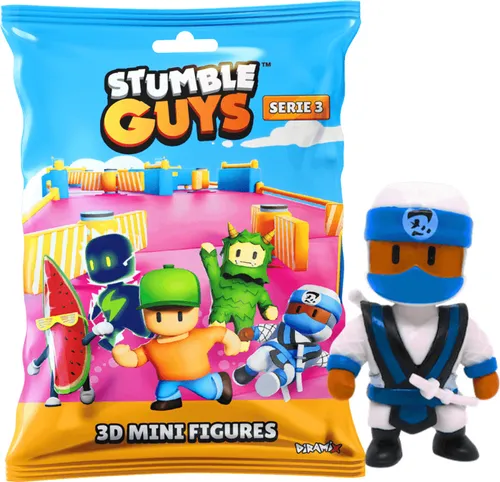Stumble Guys 3D Sammelfiguren Serie 3 - Chrome Crystal - Figur 1. Shiro