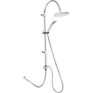 CORNAT ANTIDROP Duschsystem - Duschkabinen-Armatur mit Antidrop-Funktion - Brausegarnituren mit Antidrop-Funktion, die ein Nachtropfen der Kopfbrause verhindert. Hochwertige Materialien und flexible Montageoptionen für Ihr Badezimmer.