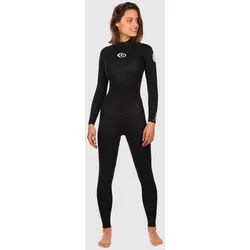 RIP CURL WOMENS FREELITE 3/2 FLATLOCK BACK ZIP Full Suit 2025 black