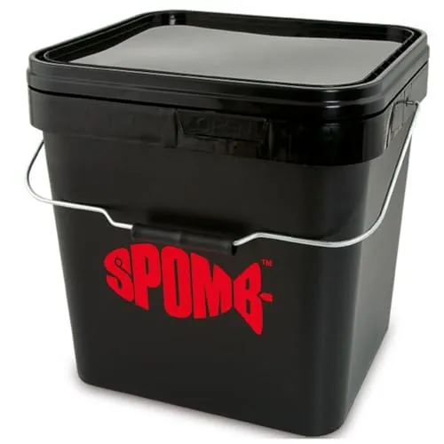 Spomb Square Bucket 17L - Futtereimer, Eimer für Futter, Ködereimer