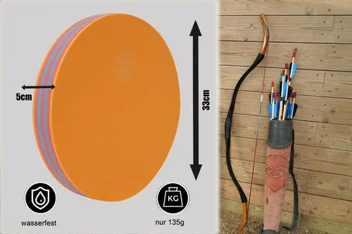 Yate Bogenschießen Zielscheibe Wurfscheibe 33cm Schaumstoff Polyfoam