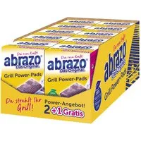 abrazo Grillreiniger Power-Pads 10 x 3 Stück Extra-Groß von abrazo