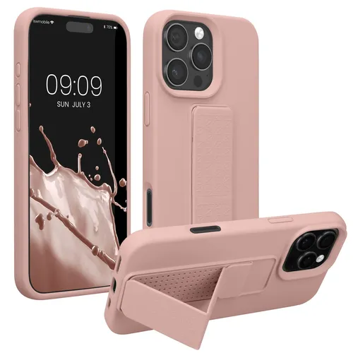 Hülle für Apple iPhone 16 Pro Max Hülle Silikon Case Handy Cover Fingerhalter