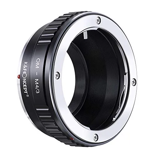 K&F CONCEPT OM-M4/3 Objektiv Adapterring für Olympus OM Objektiv auf Micro 4/3 M4/3 Four Thirds Systemkamera