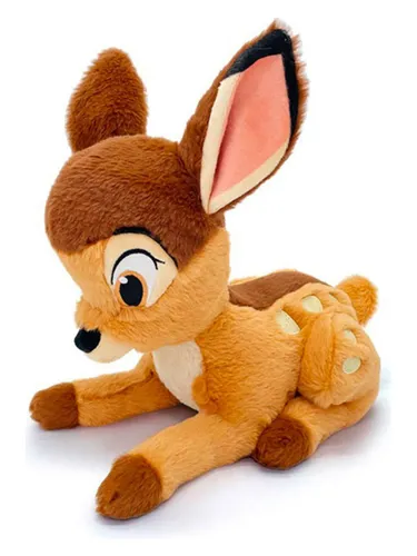 Disney Klassik Bambi Plüschtier 25cm - Süßes Bambi Plüschtier mit 25cm, ideal zum Kuscheln. Das hochwertige Design und die weichen Materialien machen es zum perfekten Geschenk für Disney-Fans jeden Alters.