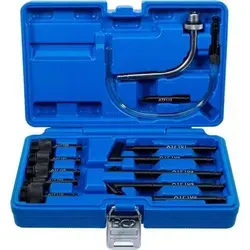 BGS 9992-4 Getriebeöl-Befülladapter-Satz 13-tlg. - Flüssigkeitsextraktoren für das einfache Befüllen von Schalt- und Automatikgetrieben, inklusive 13 vielseitiger Adapter für zahlreiche Fahrzeugmarken.