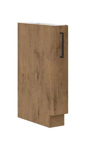 Küche Vigo Eiche Lancelot Unterschrank 15 cm mit Schrankauszug - Küchenschrank in Eiche Lancelot matt, 1 Schublade für optimalen Stauraum, ideal für kleine Küchen oder als Ergänzung.