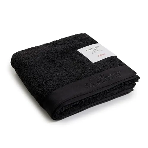 s.Oliver Handtuch 50x100 cm in schwarz von s.Oliver