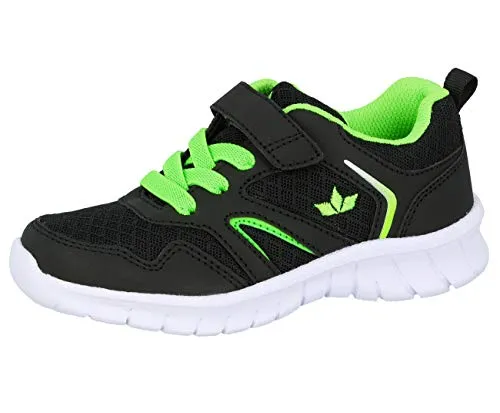 Lico Herren Skip Vs Sneaker, Schwarz, 31 EU - Sneaker mit elastischen Schnürsenkeln und Klettverschluss, ideal für schnellen Einstieg und perfekten Halt, perfekt für aktive Kinder.