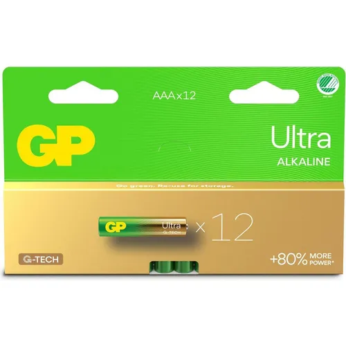 GP Batteries Gp Ultra Alkaline Aaa/Lr03 (12 Stk., AAA) (151447)