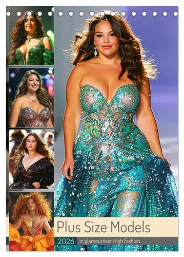 Rose Hurley | Plus Size Models in glamouröser High Fashion (Tischkalender...