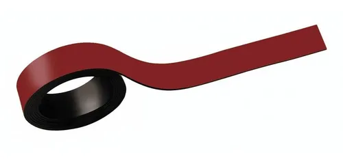 MAUL Magnetstreifen (B)20 mm x (L)1.000 mm rot 2 Stück