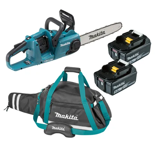Produktbild Makita Akku-Kettensäge DUC353 2x18V 5Ah inkl. Akku & Tasche Kettensäge