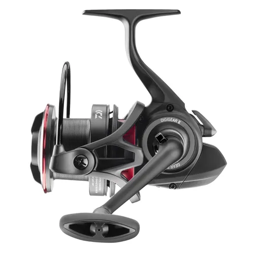 DAIWA Whisker 25 QD Karpfenrolle - Premium Karpfenrolle mit 7 Kugellagern und leistungsstarker Frontbremse, ideal für professionelles Süßwasserangeln.