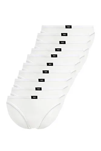 H.I.S Damen Slip, Gr. 34, weiß, Jersey in weiß von HIS