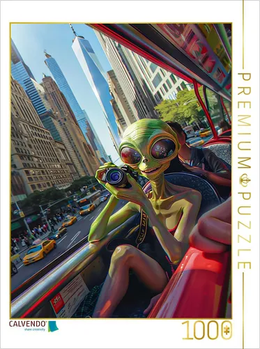 CALVENDO Puzzle Sightseeing in New York | 1000 Teile Lege-Größe 64x48cm Foto-Puzzle für glückliche Stunden