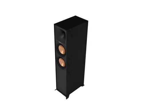 Klipsch R-600F Standlautsprecher, schwarz - PA-Lautsprecher mit schlankem, modernem Design und hochwertigem Gehäuse, ideal für beeindruckenden Sound in jedem Raum.