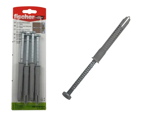 fischer Universal-Rahmendübel FUR 10x80 SS - VPE 4 Stck.