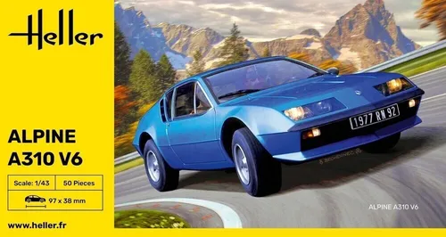 Heller 80146 - Alpine A310 V6 - 1:43 Auto Bausatz Neu in OVP
