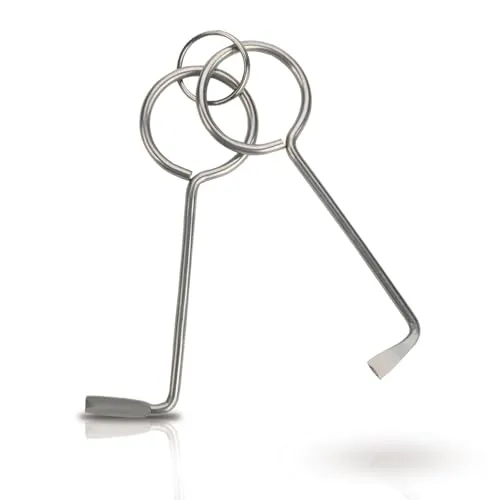 Stück Buntbartschlüssel Universal Set,Buntbartschlüssel Universal Aus Edelstahl Lock Picking Tool Set,Bartschlüssel Dietrichset Türöffnungswerkzeug Öffnet Nahezu Jede Tür 2