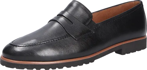 Paul Green Slipper aus Glattleder in Schwarz - Größe 40 EU - Halbschuhe aus hochwertigem Glattleder, ideal für einen stilvollen, lässigen Look. Der bequeme Blockabsatz und das weiche Lederfutter bieten höchsten Tragekomfort.