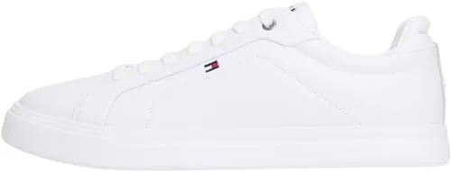 Tommy Hilfiger Herren Icon Court Light ESS Fm0fm05678 Low-Top, Weiß, 45 EU - Stylische Low-Top-Schuhe von Tommy Hilfiger, ideal für den Alltag. Hoher Tragekomfort und modernes Design für jeden Look.