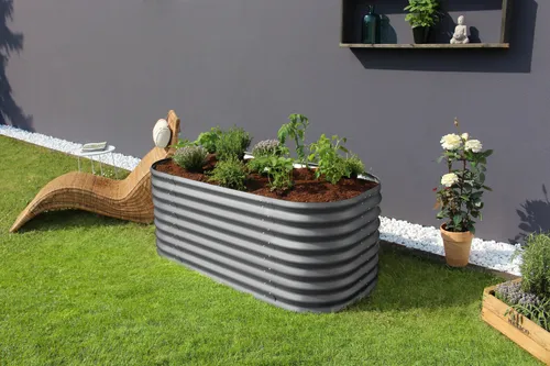 Vitavia Hochbeet Terra Basic 630 granit, 1,62 m