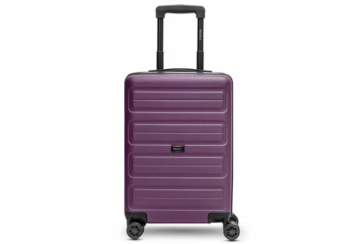 REDOLZ Kleiner Hartschalen Kabinen-Koffer in lila von Redolz