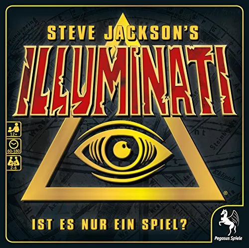 Pegasus Spiele 53005G - Illuminati, 2te Edition - Gesellschaftsspiel für 2-8 Spieler, strategisches Spiel mit geheimen Organisationen und überraschenden Wendungen für spannende Abende.