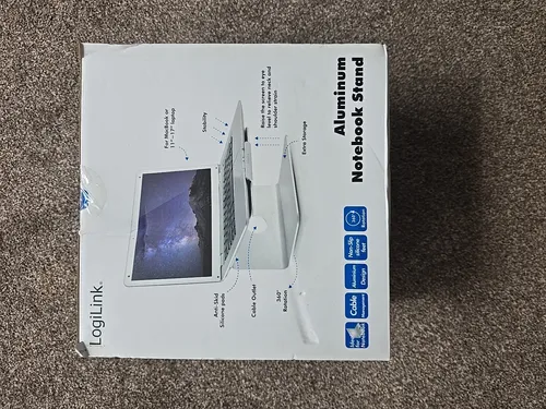 LOGILINK AA0104 Laptop-Ständer aus Aluminium 11'' bis 17''