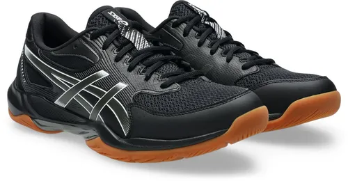 Asics GEL-ROCKET 12 Hallenschuh schwarz 47 EU - Volleyballschuhe mit hochentwickelter GEL-Dämpfung für optimalen Komfort und Unterstützung beim Spielen. Ideal für Badminton, Handball, Squash und Volleyball.
