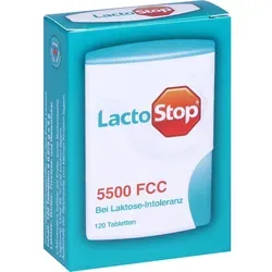 Lactostop 5.500 Fcc Tabletten Im Klickspender 120 ST
