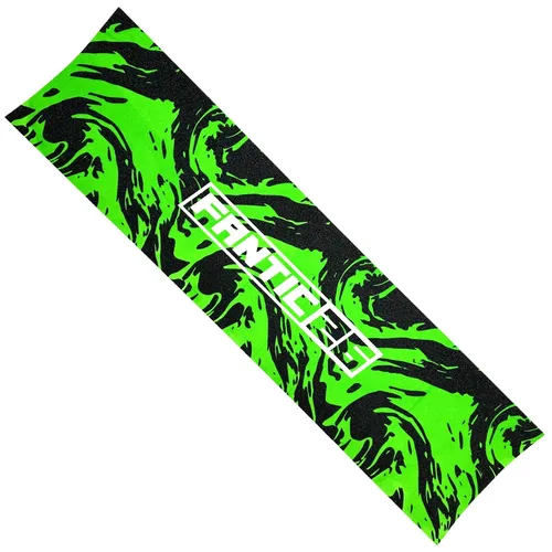 Fantic26 Stunt-Scooter Trick Roller Griptape 58,5cm x 15,5cm Swirl Schwarz/Grün