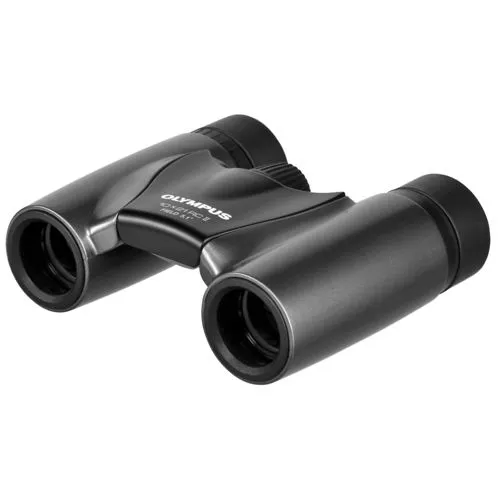 Olympus 10x21 RC II Fernglas mit Tasche silber - Ultraleichtes 10x21 Fernglas für Reisen, mit präzisen BaK-4 Prismen für klare Sicht und UV-Beschichtung für sorgloses Beobachten. Inklusive Tasche für einfache Mitnahme.