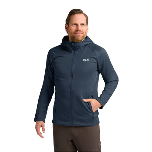 JACK WOLFSKIN PEAK DISTRICT HOODED FZ M Herren Fleecejacke - Funktionsjacken – Kuschelige Fleecejacke mit Kapuze, ideal als warmer Midlayer oder für entspannte Tage in der Natur. Perfekt für kalte Tage!