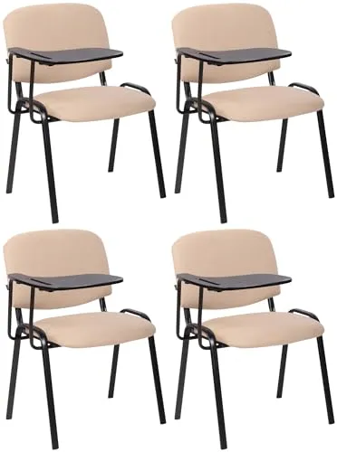 CLP 4er Set Stuhl Ken mit Klapptisch in beige von CLP