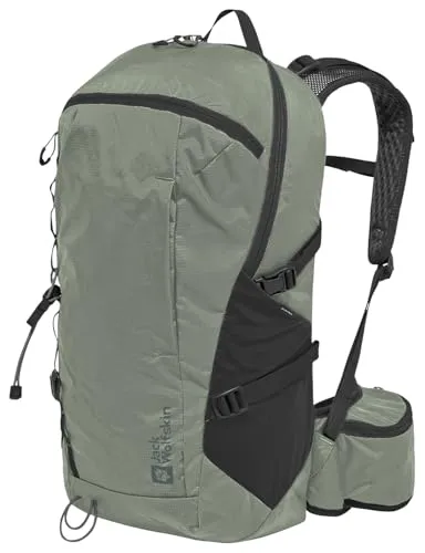 Jack Wolfskin Cyrox Shape 25 S-L Rucksack 52 cm grau - Daypack mit ergonomischem Tragesystem, ideal für Tagesausflüge und Stadtabenteuer.