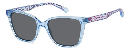 Produktbild Polaroid Sonnenbrille PLD 8062/S MVU/M9 Blau Grau Junior