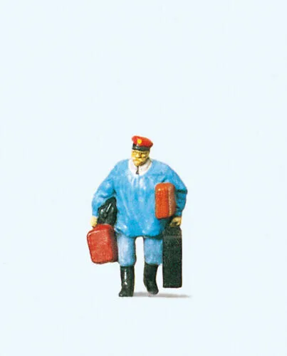 Preiser Spur H0 Gepäckträger 1 Figur 1:87, Art. 28013