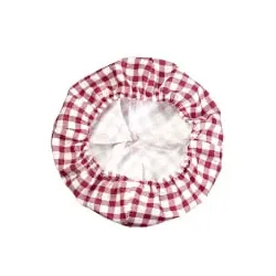 WESTMARK Brotkorb Bezug klein, rund, waschbar bei 30° C 3213226K , Farbe: weiß/rot kariert