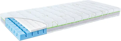 Träumeland Jugendmatratze Schlummerland 90 x 200 cm - Allergikergeeignet - Matratze für Kinder, punktelastisch und waschbar, ideal für einen gesunden Schlaf. Mit STANDARD 100 by OEKO-TEX Gütesiegel für optimale Sicherheit.