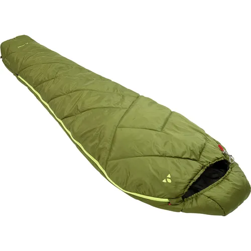 VAUDE Sioux 400 II Syn Schlafsack - Körperbetonter Mumienschnitt für optimalen Wärmehaushalt, ideal für kalte Nächte im Freien. Mit Konturkapuze und praktischem Fußsack für höchsten Komfort.