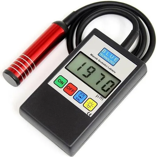 Schichtdickenmessgerät MGR-13-S-AL für Lack und Metall - Präzises Lackdickenmessgerät für Stahl und Aluminium mit einer Messgenauigkeit von 5 µm, ideal für professionelle Anwendungen in der Lackprüfung.