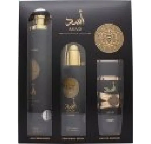 Lattafa Eau de Parfum Perfumes Asad Gift Set 100ml EDP + 200ml Body Mist + 50ml Hair Mist