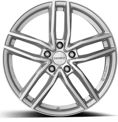 TR silver 7 5x17 5x112 ET40 MB66 6 Alufelgen