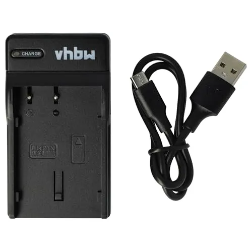 vhbw Ladegerät kompatibel mit Pentax D-Li90 Kamera Camcorder/Akku - Ladeschale, Ladestandsanzeige