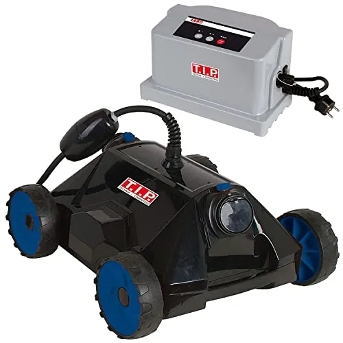 T.I.P. Pool Roboter - Bodensauger für bis zu 50 m³ - Automatischer Poolreiniger mit 18.000 l/h Fördermenge, ideal für effiziente Bodenreinigung und anpassbare Reinigungsmodi für individuelle Bedürfnisse.