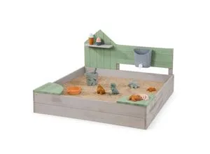 Muddy Buddy Sandkasten Cozy House 100 x 100 x 60 cm von Muddy Buddy