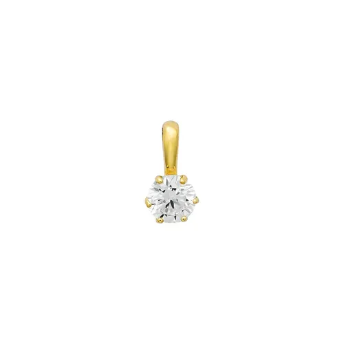 Xenox Damen Anhänger Fine Zirkonia 585er Gelbgold - Eleganter Anhänger aus 585er Gelbgold mit funkelndem Zirkonia. Perfekt für besondere Anlässe oder als stilvolles Accessoire im Alltag.
