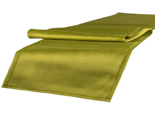 beties Tischläufer Samt&Sonders (1-tlg, 1 Stück Tischläufer), ca. 40x140 cm Samt Tischdekoration modern und edel mai-grün